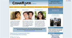 Desktop Screenshot of cedarriverclinics.org